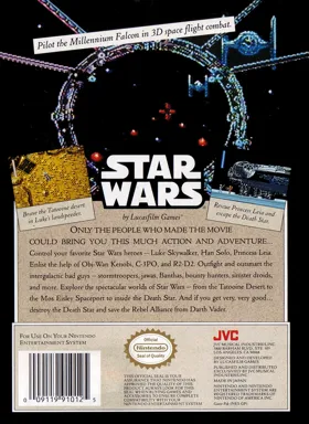 Star Wars (USA) (Beta) box cover back